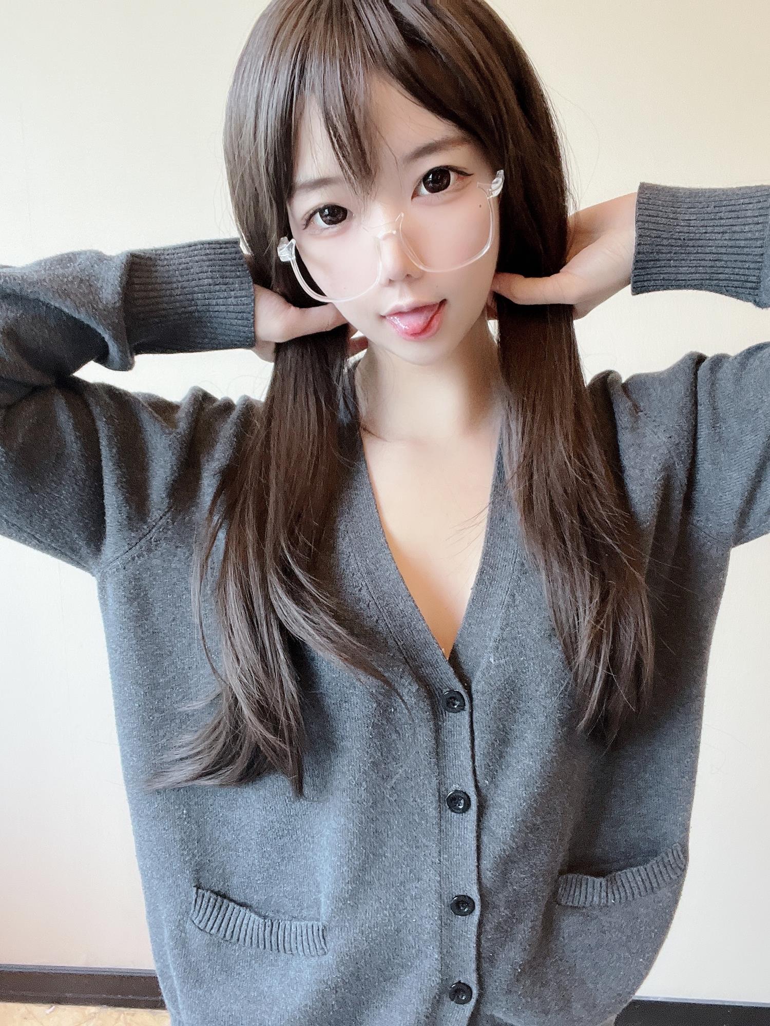 莉犬酱 – 黑丝白蕾丝 [51P/93MB]插图2