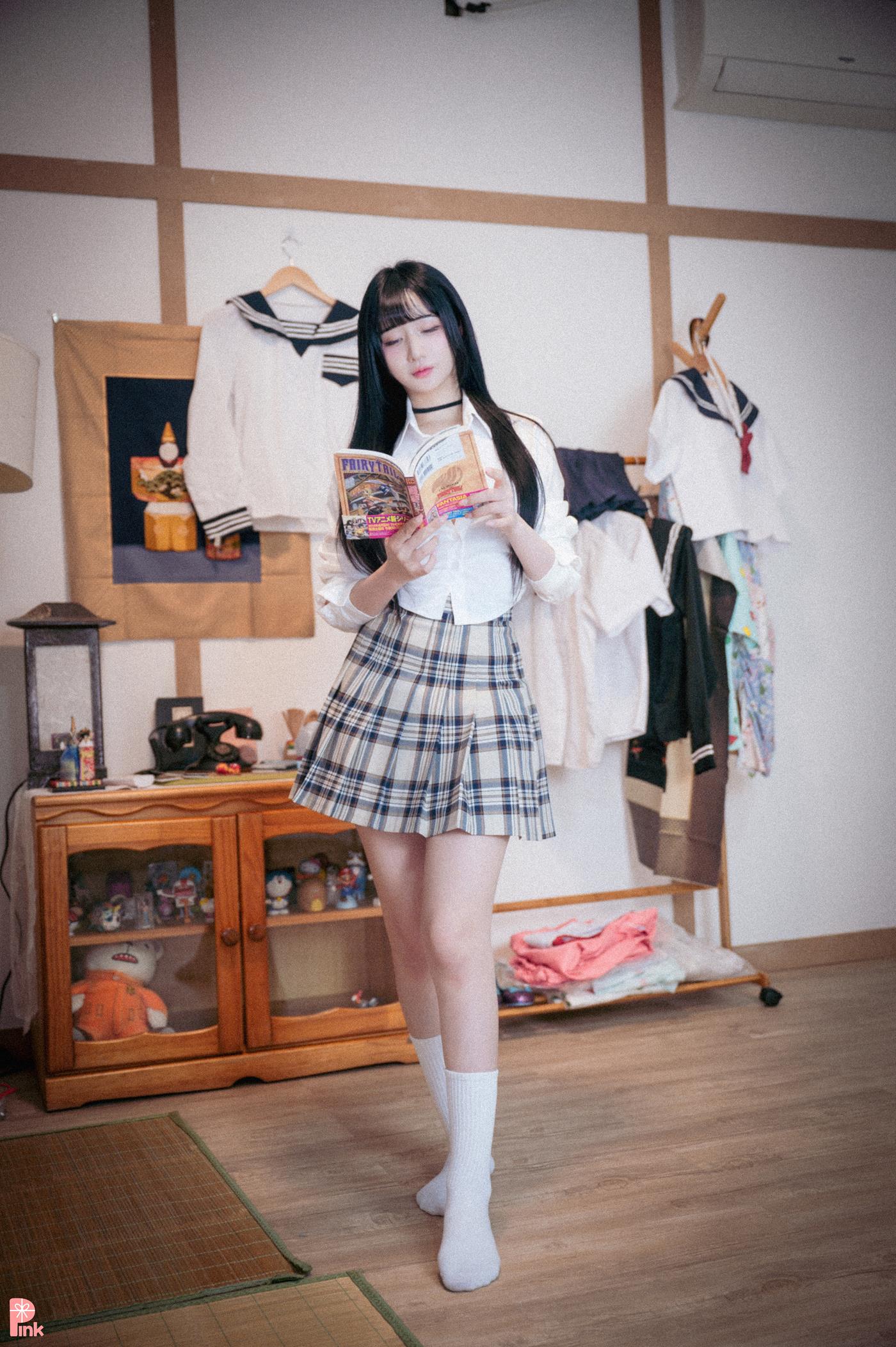 [PINK] Jina – Jina’s school uniform life[111P/1.65GB]插图2