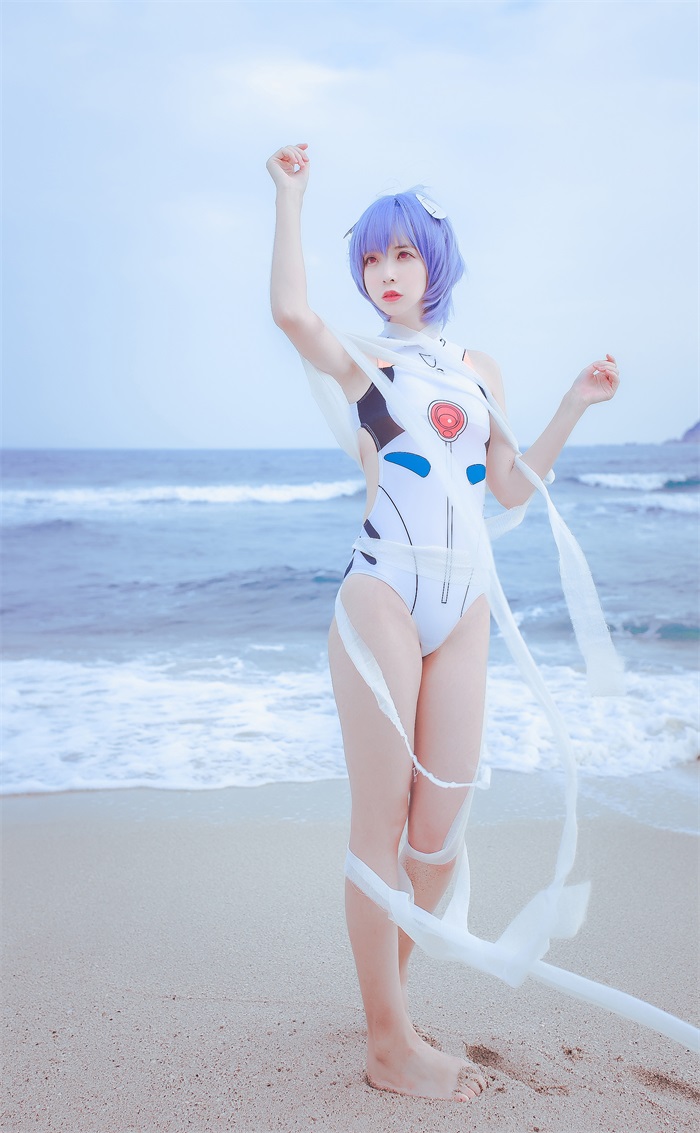 网红Coser@疯猫ss – 清新 绫波丽 [37P/228MB]插图1