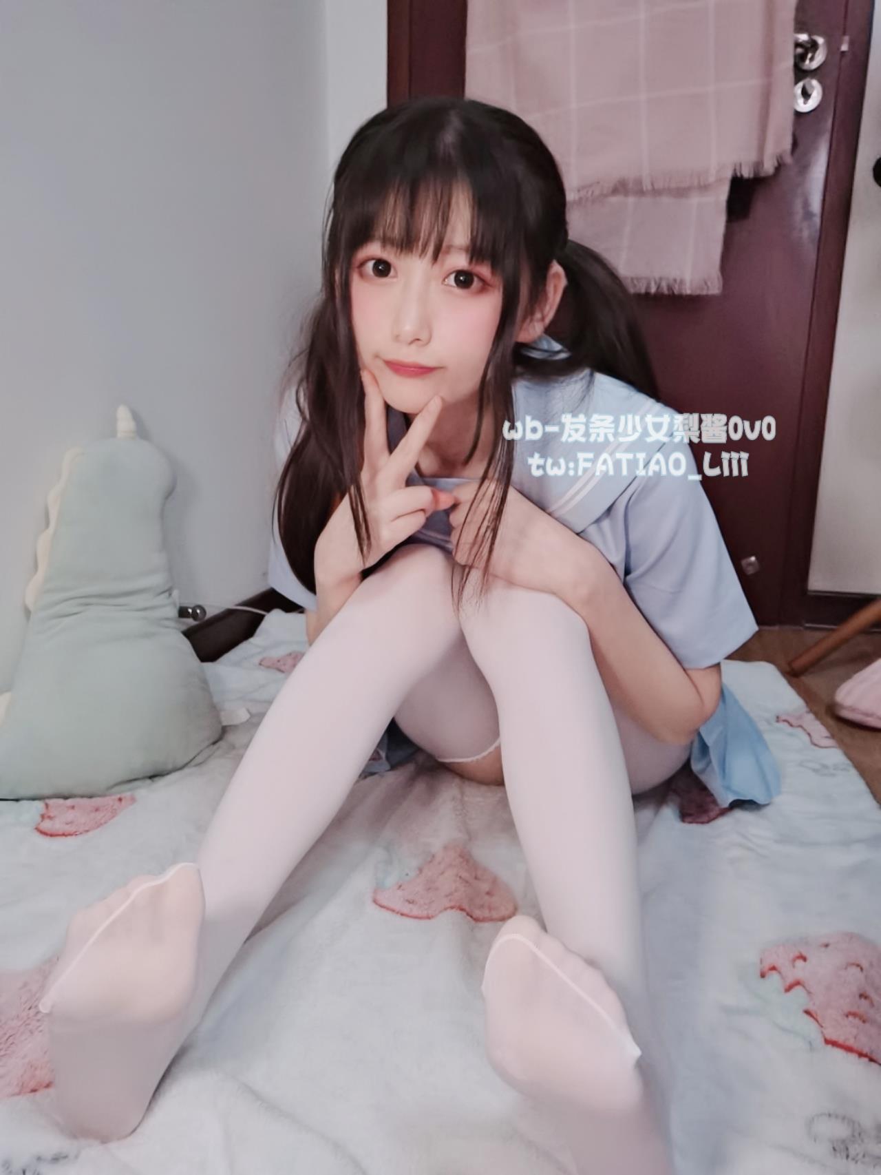 迷之呆梨(发条少女) 水蓝JK [41P/3V/111MB]插图1
