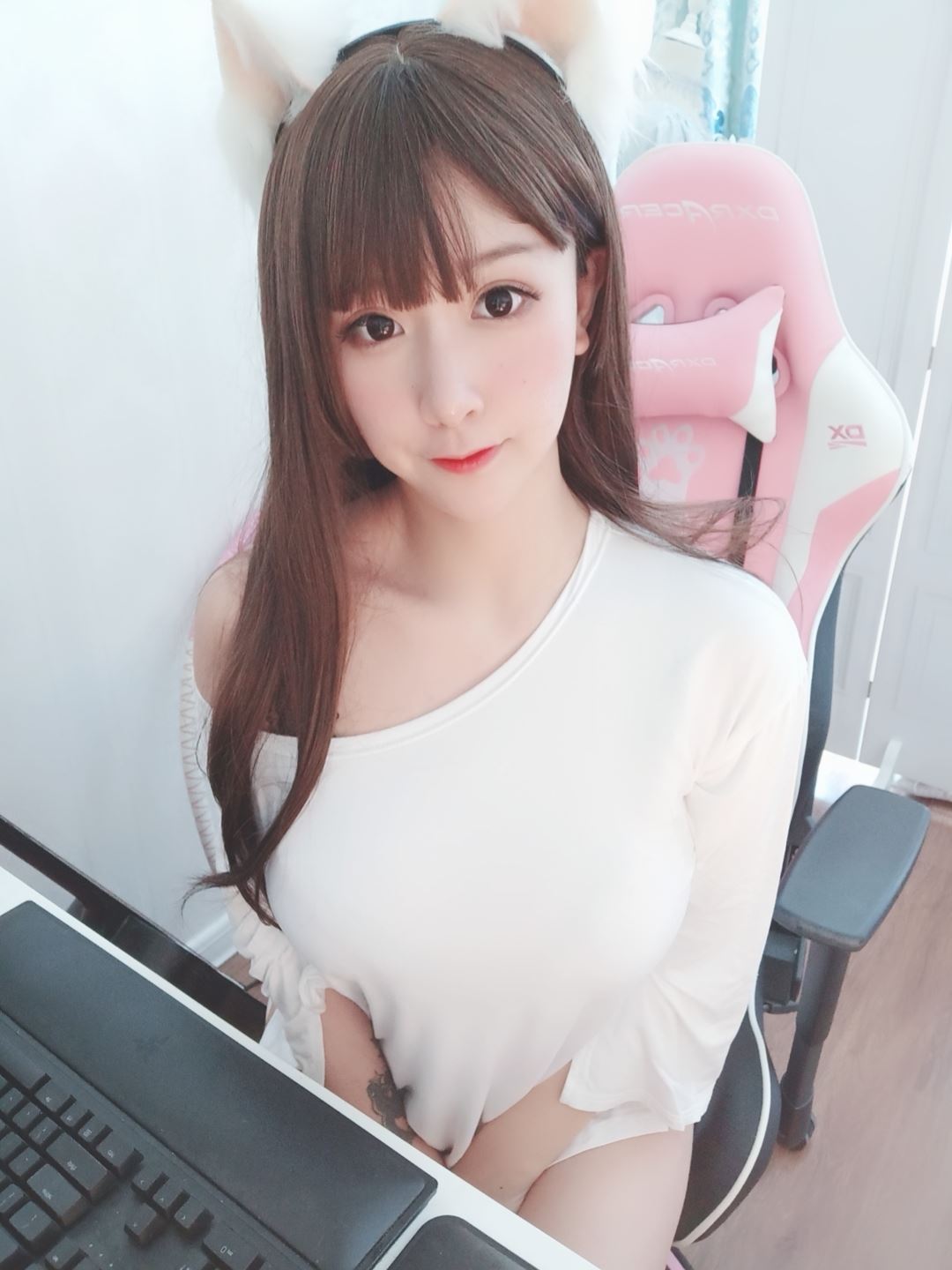网紅Coser@猫九酱 居家女友猫自拍 [30P/133MB]插图2