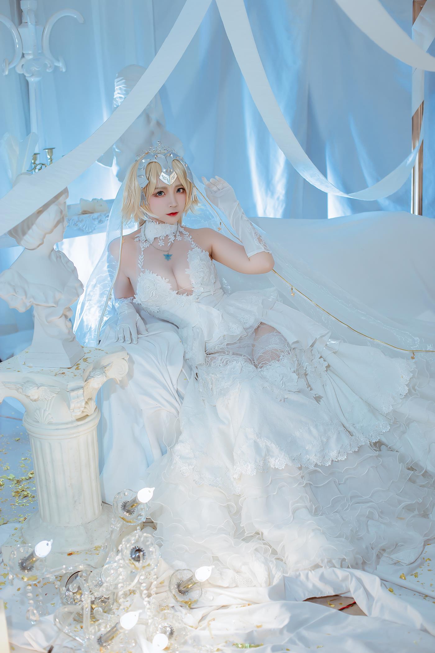 二佐Nisa – fate贞德花嫁[12P/200MB]插图2