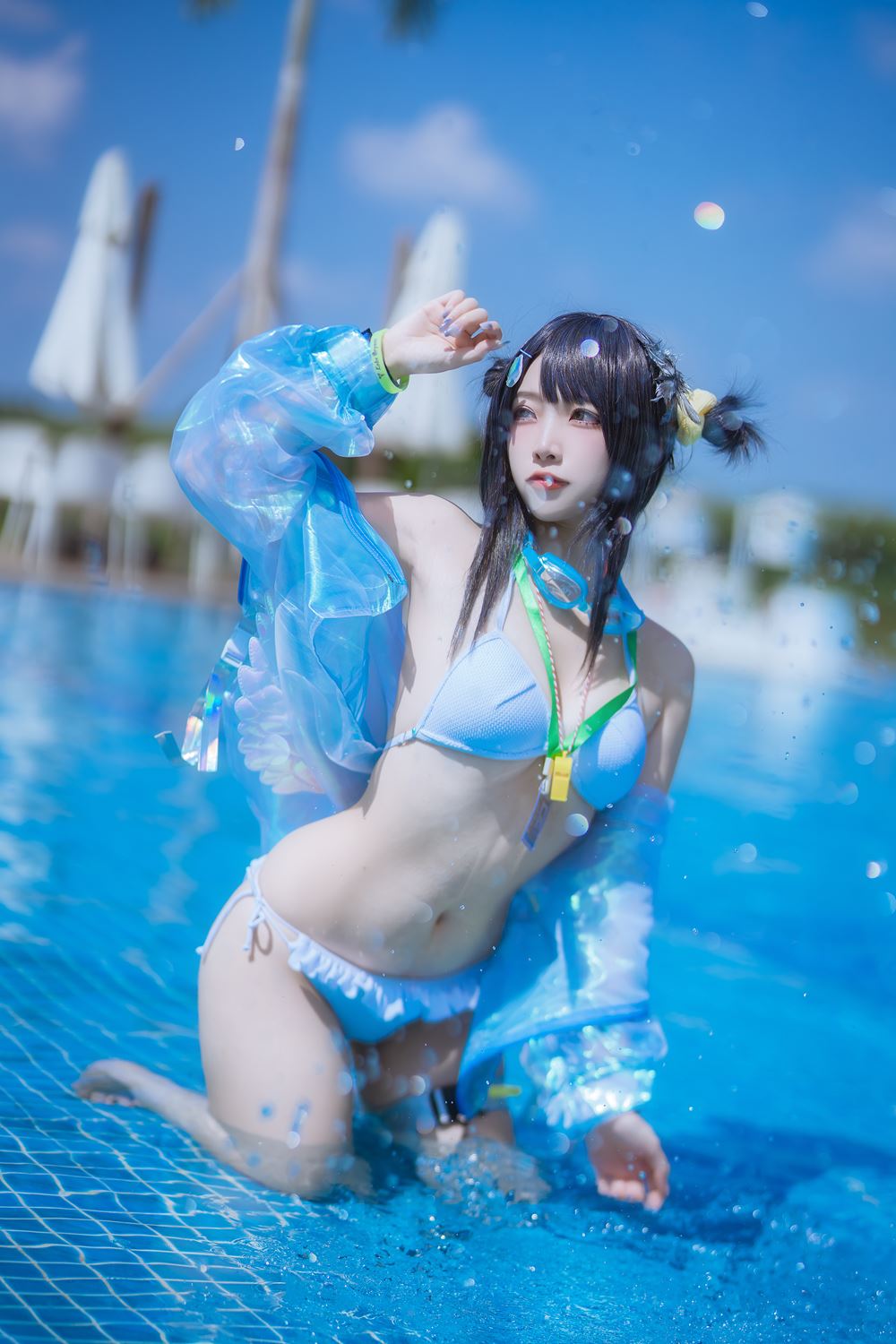 二佐Nisa – 泰拉夏日纪事 方舟羽毛笔泳装[25P/348MB]插图2