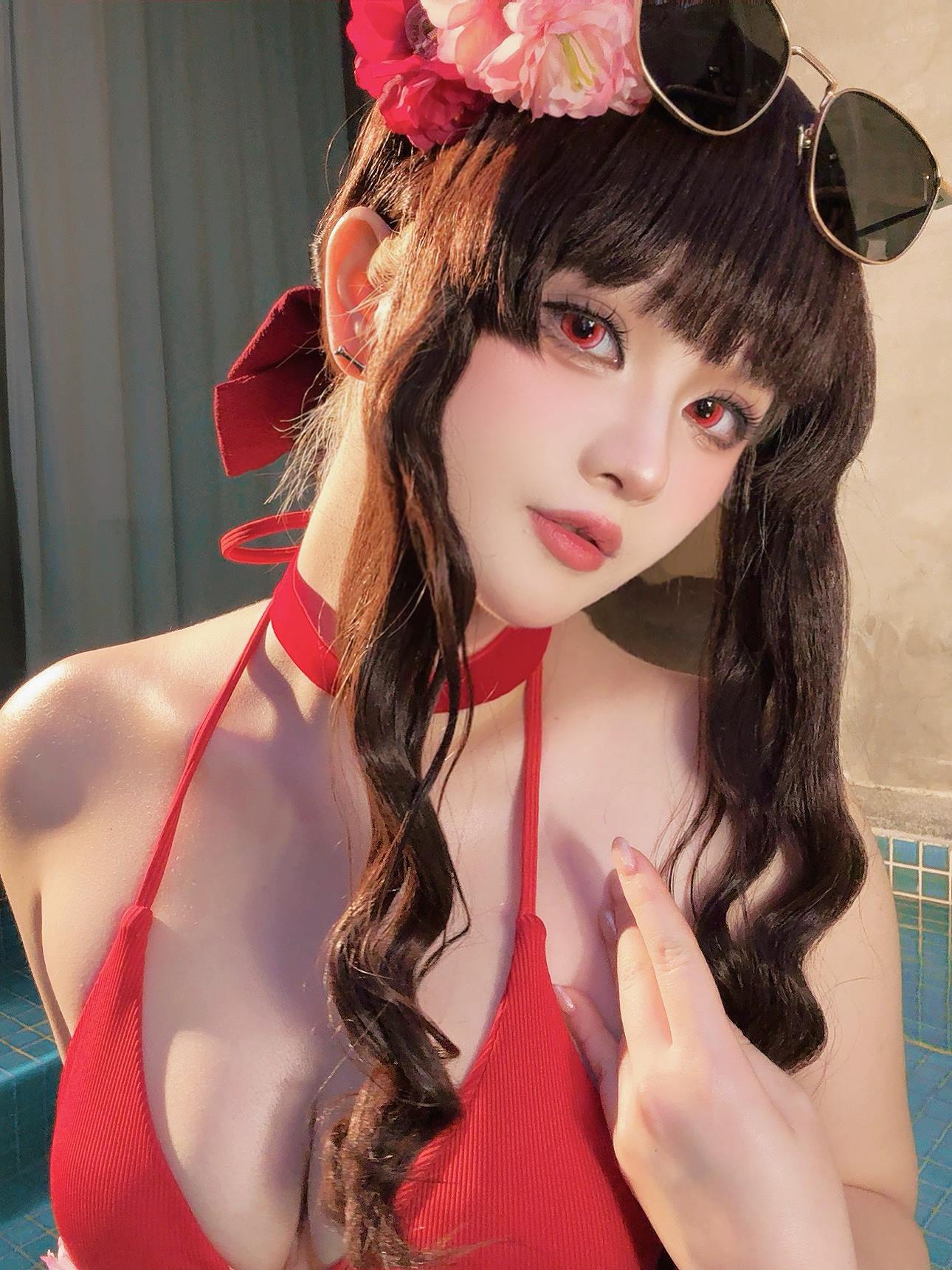 屿鱼 – 樱花泳装[80P/979MB]插图1