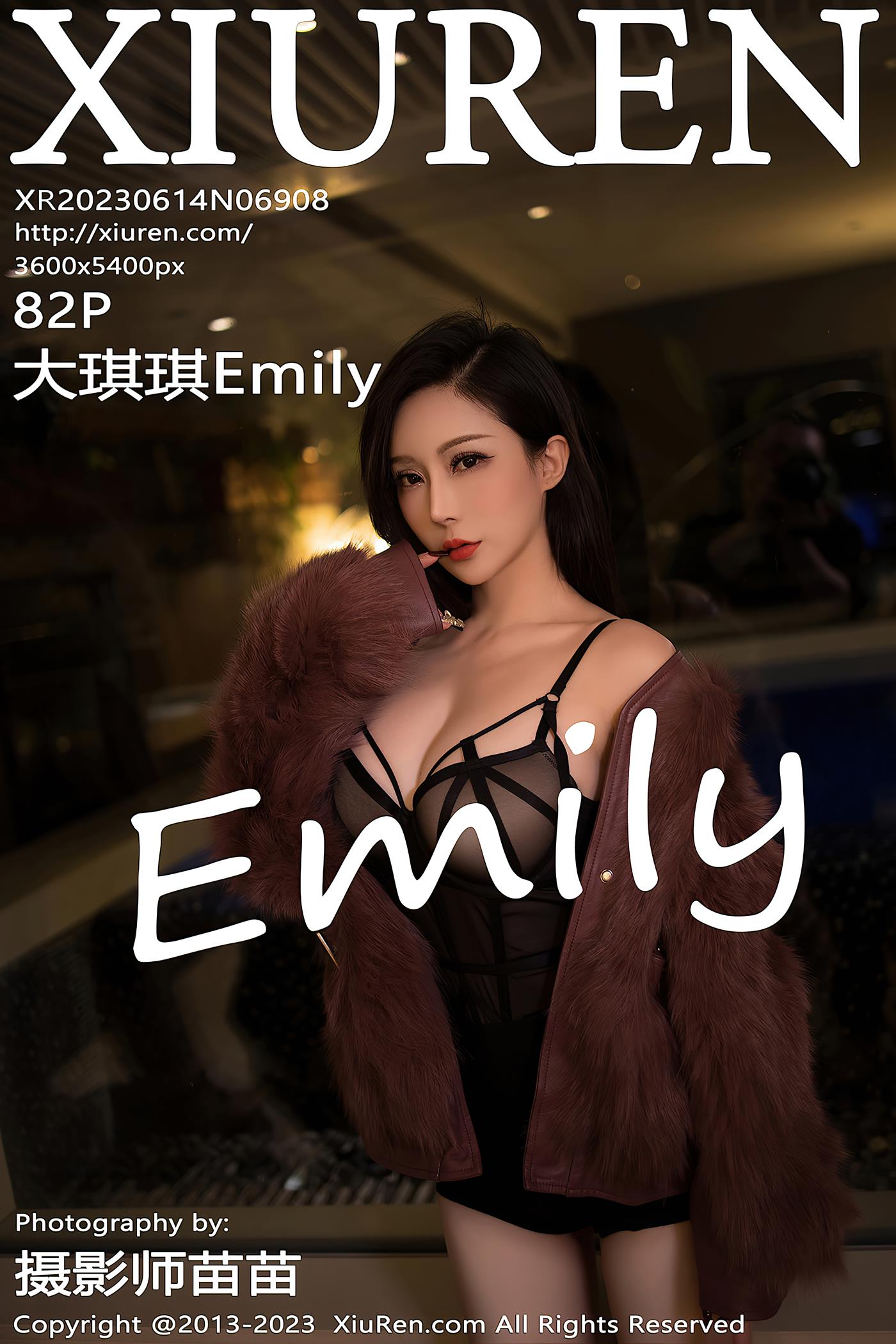 [Xiuren秀人网]2023.06.14 NO.6908 大琪琪Emily[82+1P/654MB]插图1