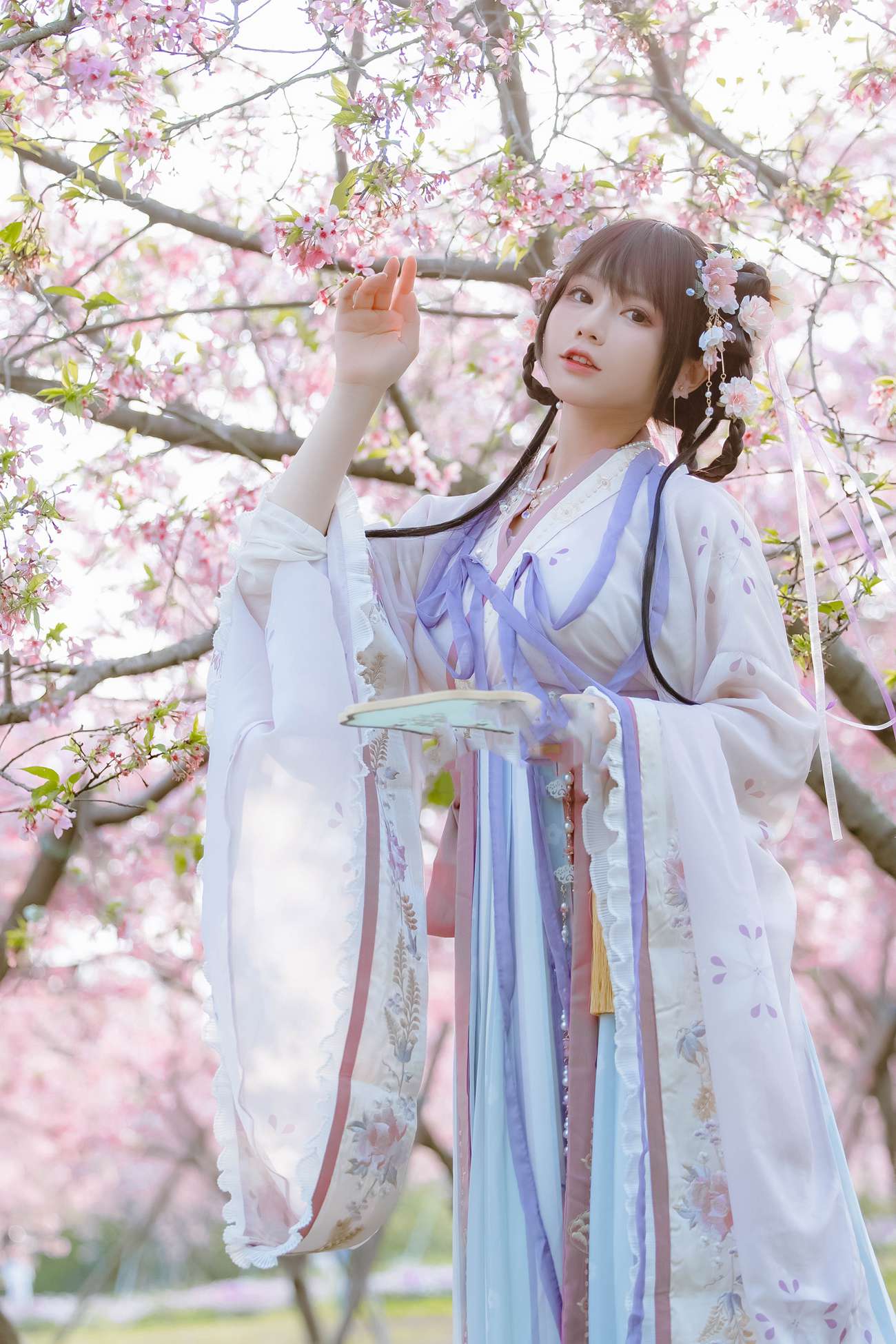 萌妹子Nyako喵子 – 樱花汉服 花神祈愿 [52P/209MB]插图2