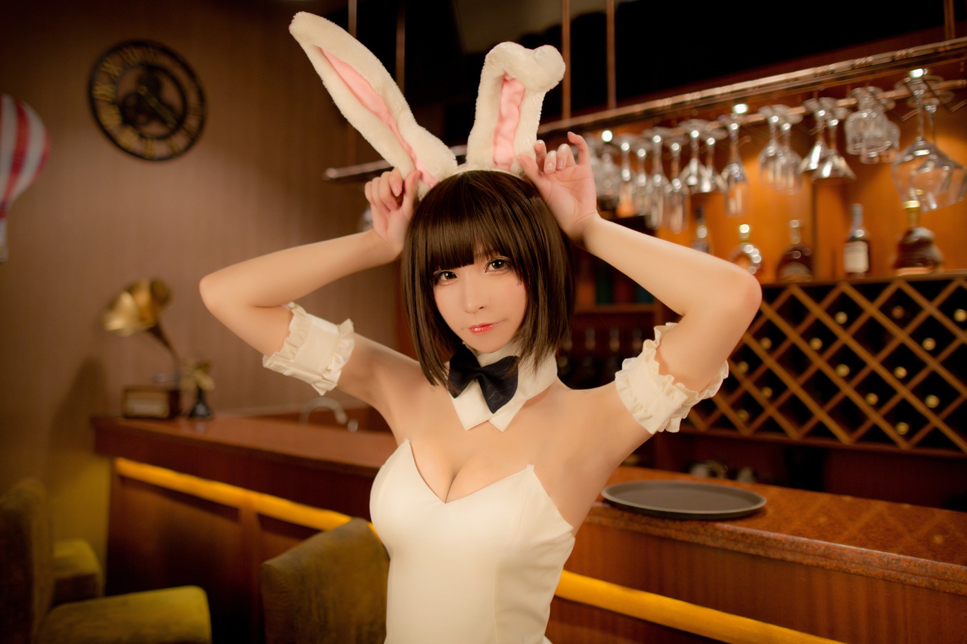 拼音拼嘤嘤 – 加藤惠兔女郎[9P/77.5MB]插图1
