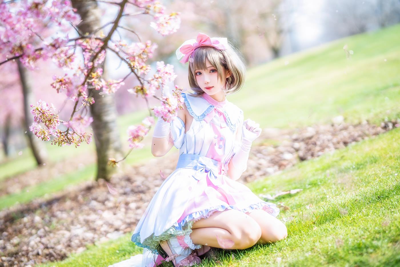花柒Hana – 唐可可打歌服[9P/183MB]插图1