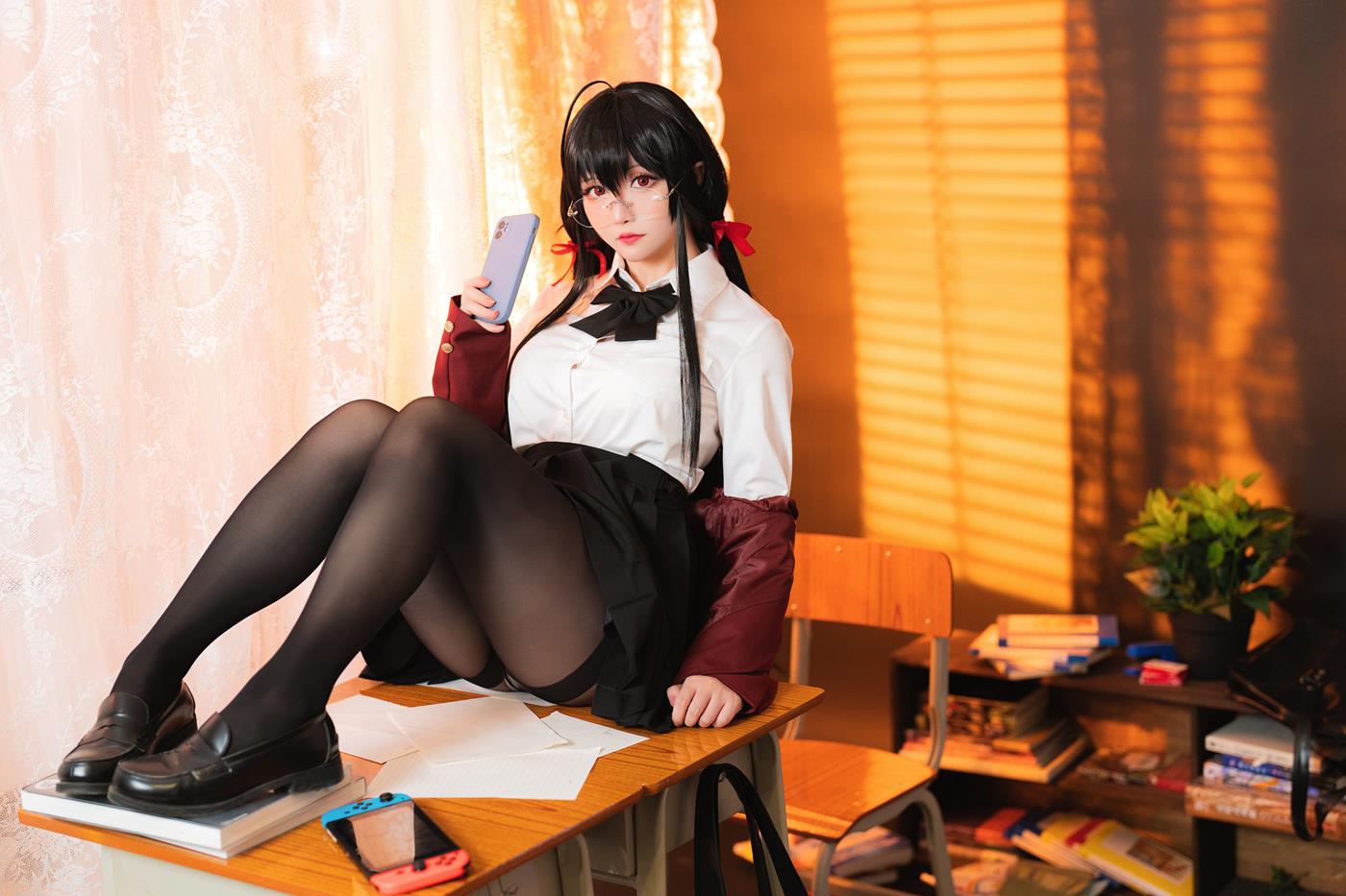 Coser小姐姐星之迟迟 JK大凤 [58P/385MB]插图2
