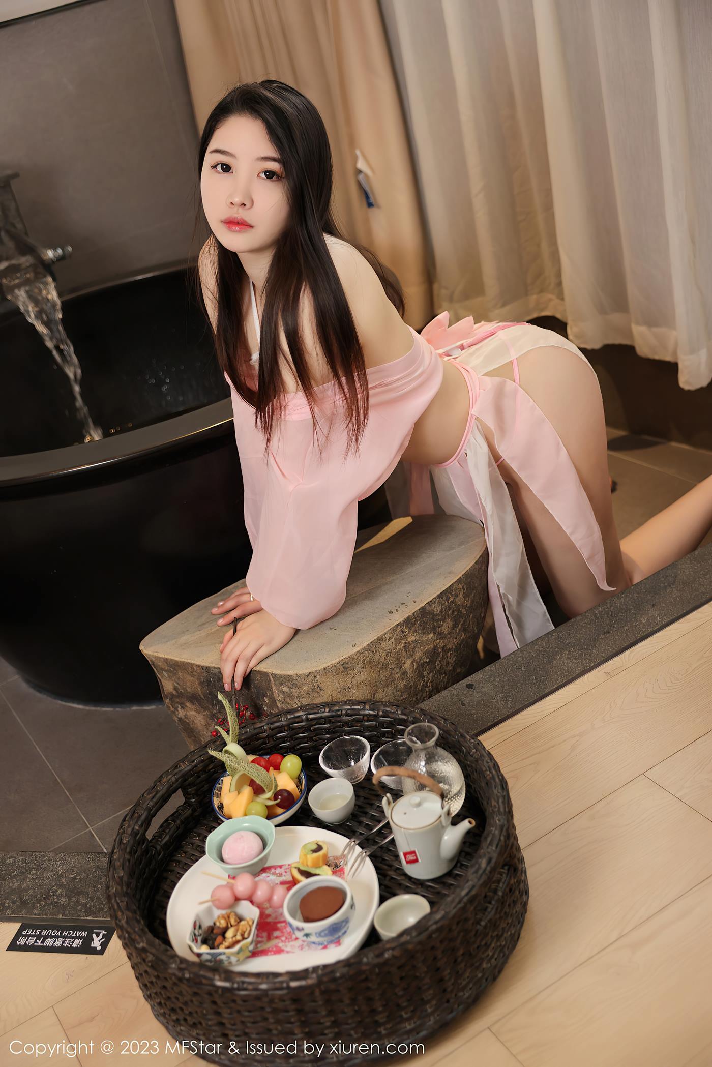 [MFStar模范学院] 2023.04.23 VOL.612 樱桃小犊子 妩媚美臀[60P/558MB]插图1
