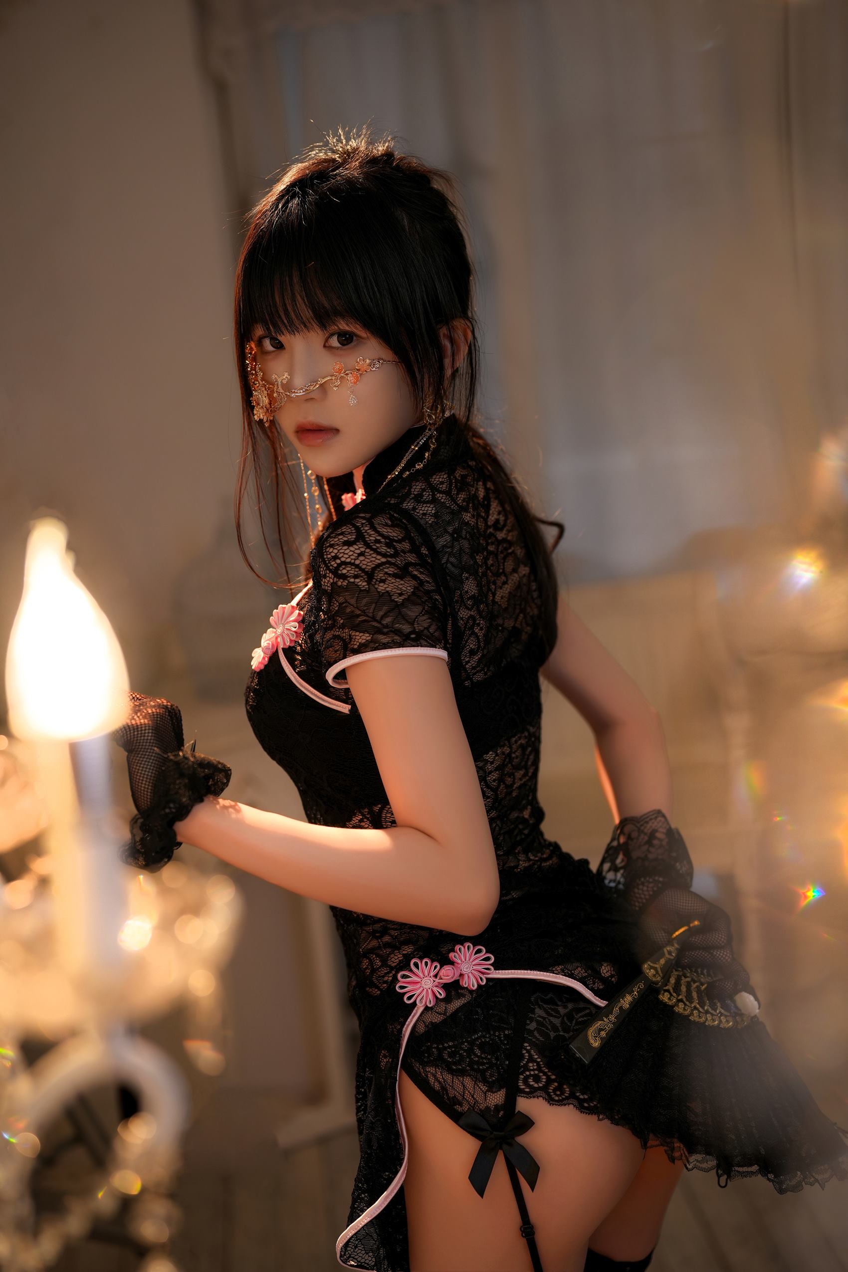 桜桃喵 – 面具舞会[16P/208MB]插图1