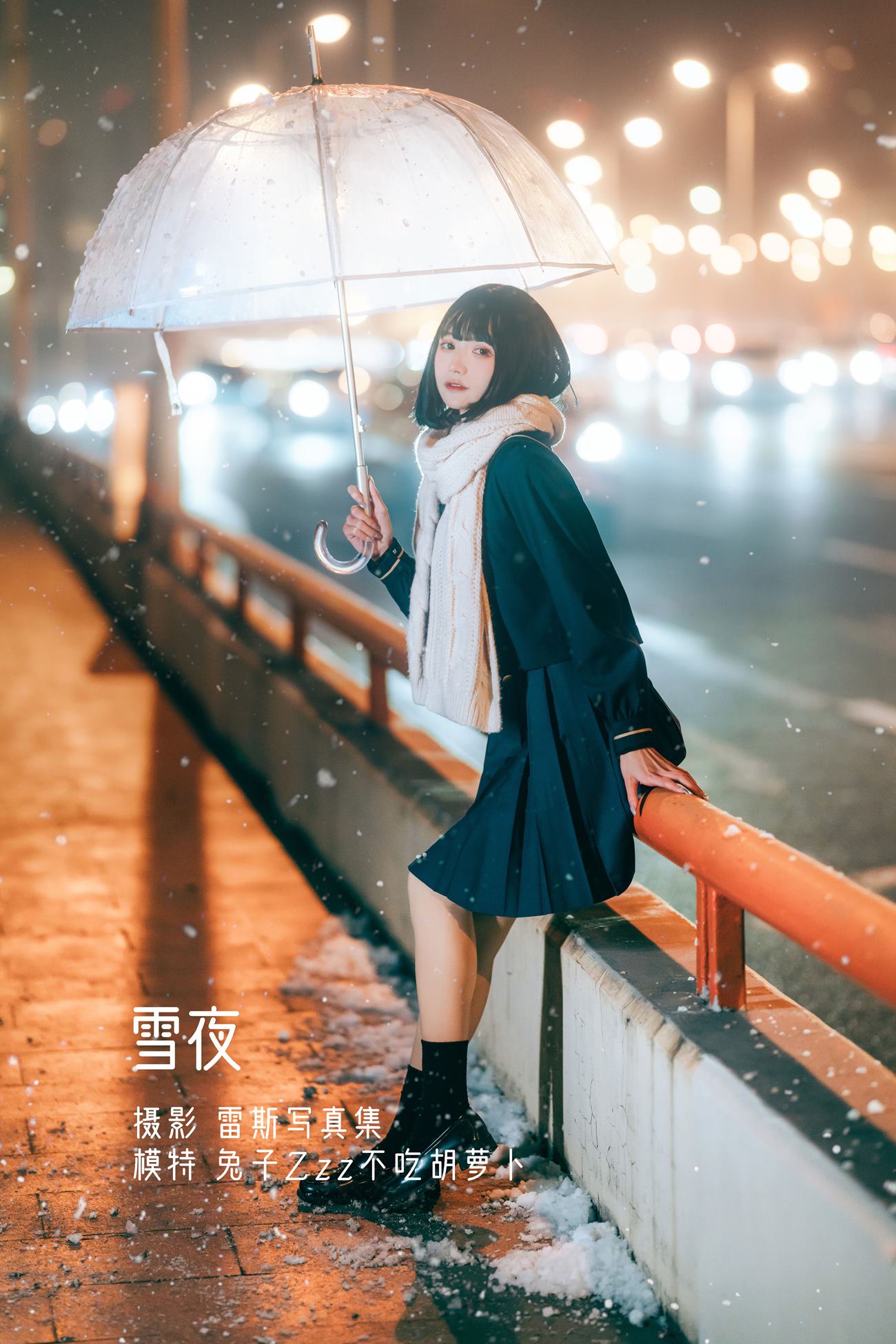 人气Coser@兔子Zzz不吃胡萝卜 雪夜[22P/222MB]插图1