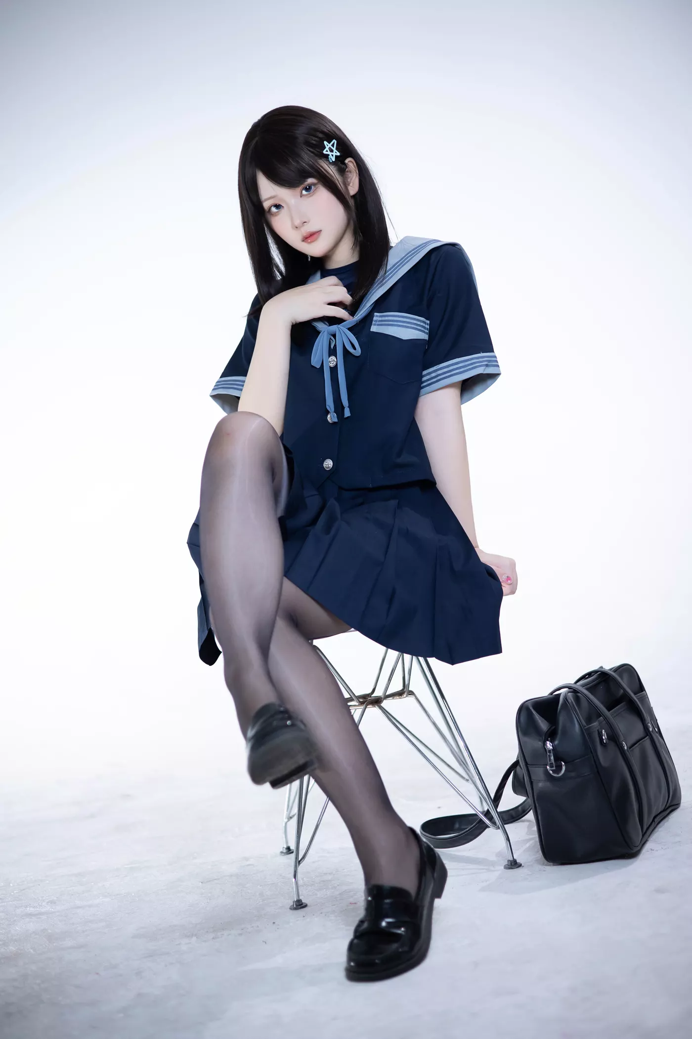 屿鱼 – 蔚蓝档案 竞泳[28P/108MB]插图