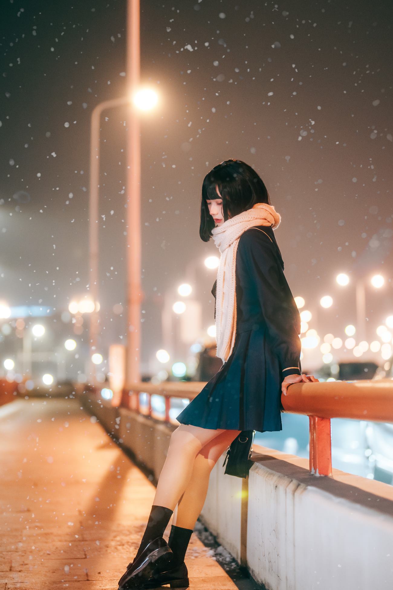 人气Coser@兔子Zzz不吃胡萝卜 雪夜[22P/222MB]插图2