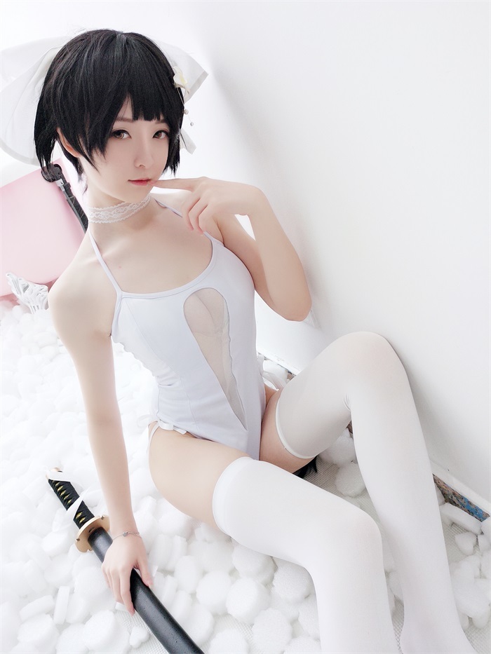人气动漫Coer@一小央泽-高雄·白丝泳装 [19P/181MB]插图1