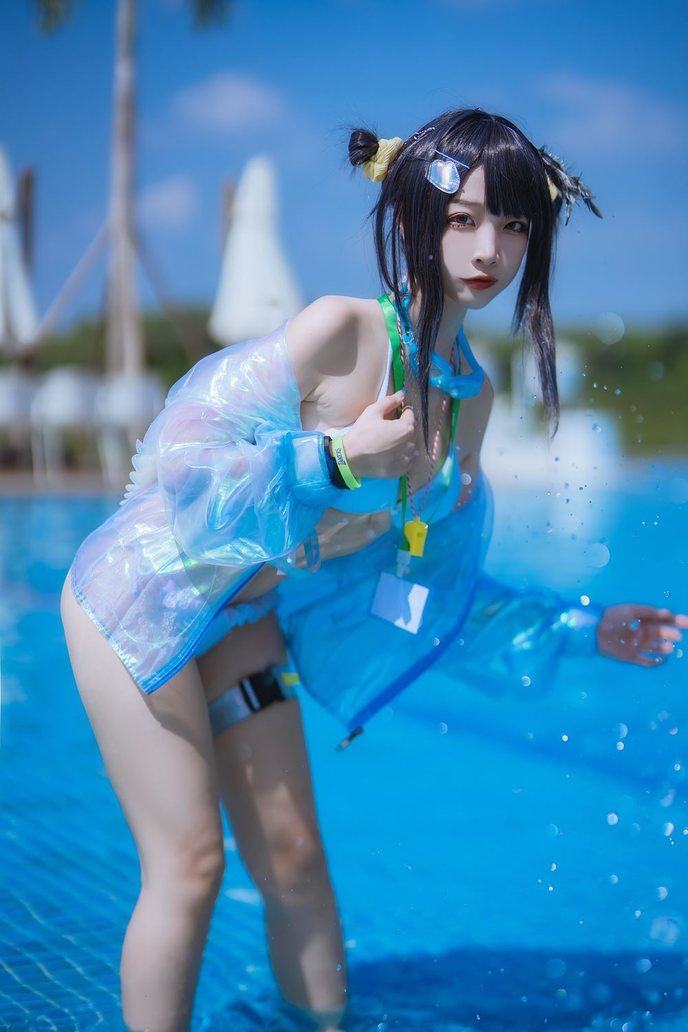 二佐Nisa – 泰拉夏日纪事 方舟羽毛笔泳装[25P/348MB]插图1