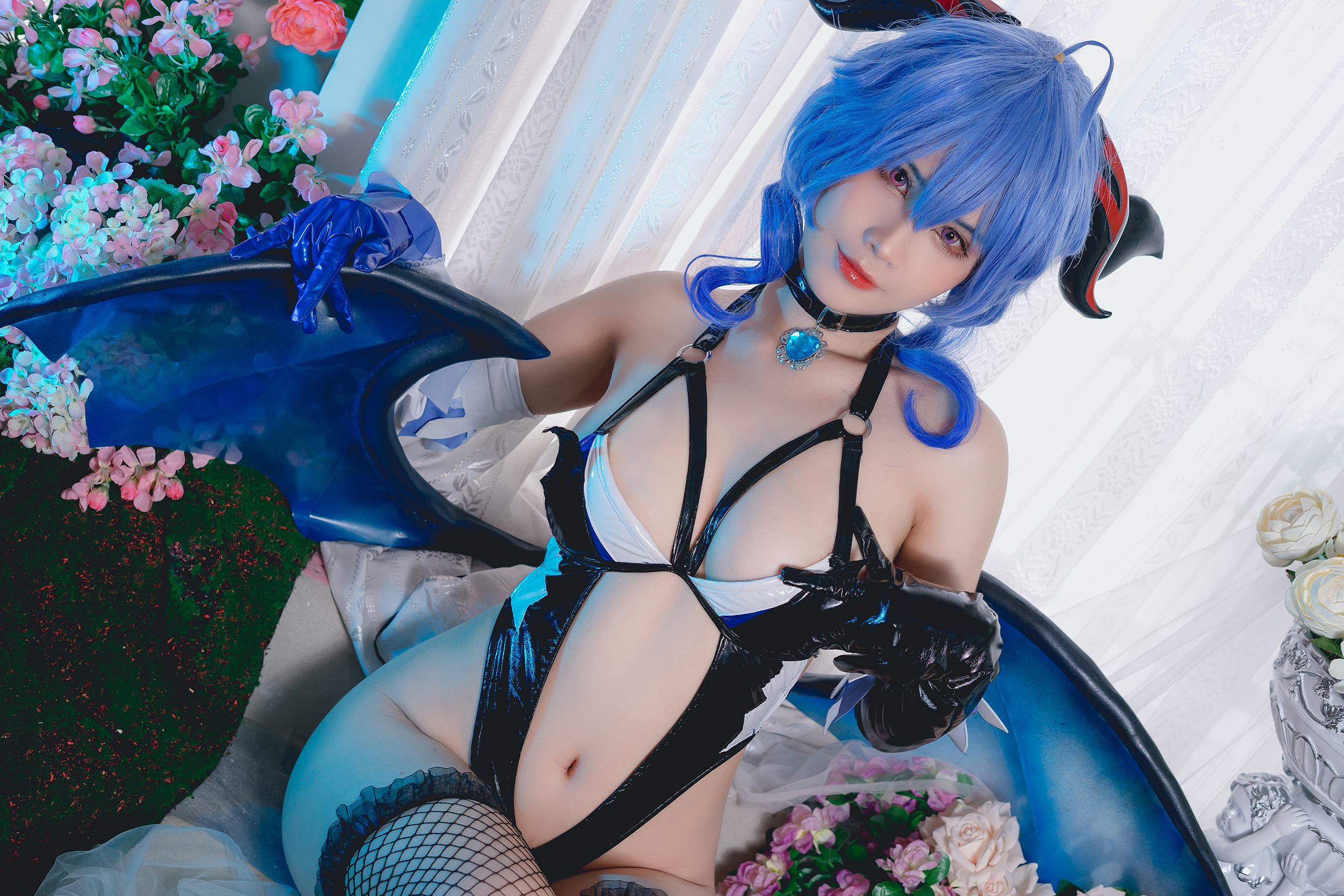 Pyon – Ganyu Succubus Genshin Impact[44P/175MB]插图2