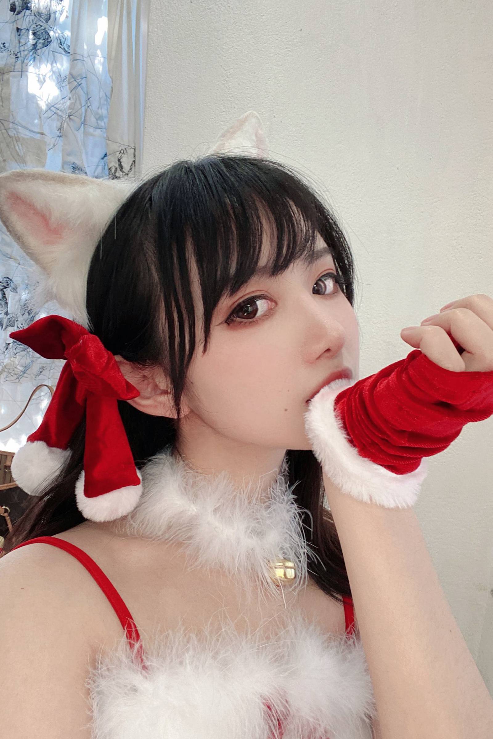 Shika小鹿鹿 – 圣诞自拍[42P/104MB]插图2