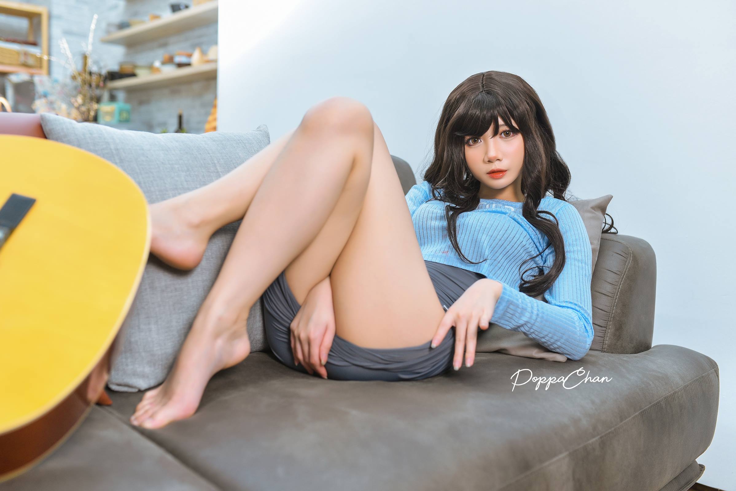 PoppaChan – Hitomio Guitar girl[30P/6V/269MB]插图1