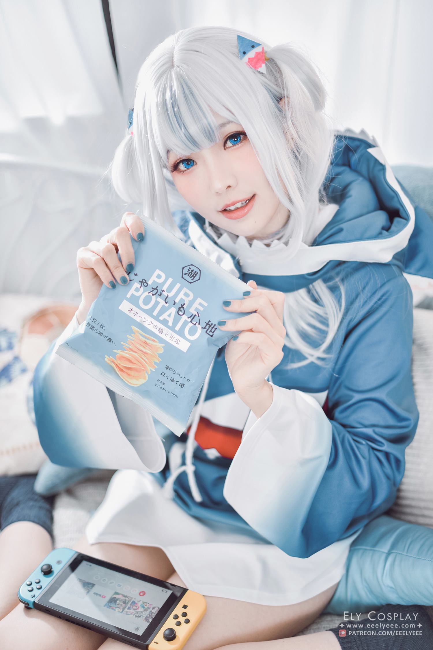 台湾Coser@ElyEE子 Gawr Gura [44P57MB]插图1