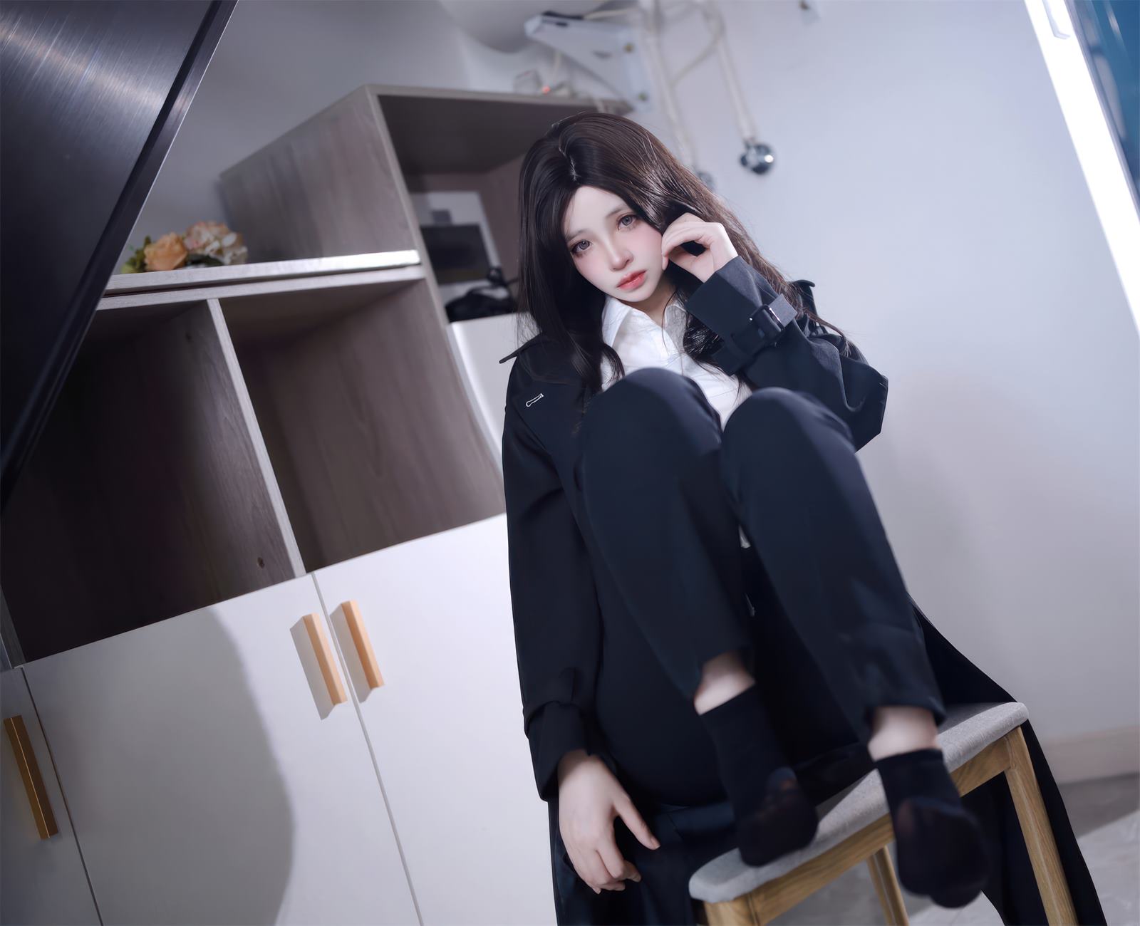 疯猫ss – 少女衣橱 西装裤[41P/284MB]插图1