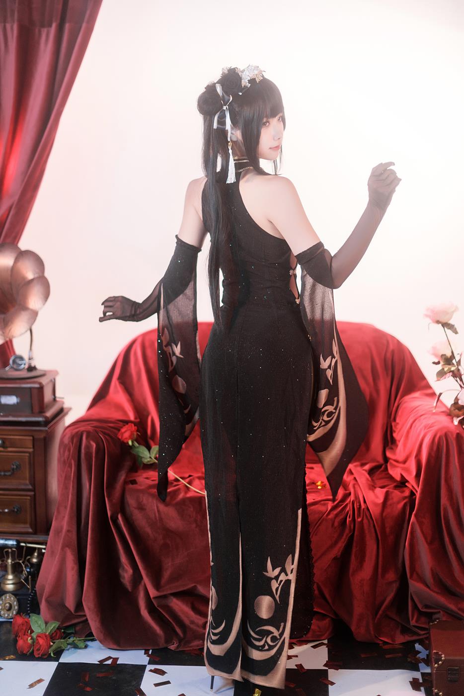 Momoko葵葵 – 碧蓝航线镇海 奇奢花苑[24P/52MB]插图1