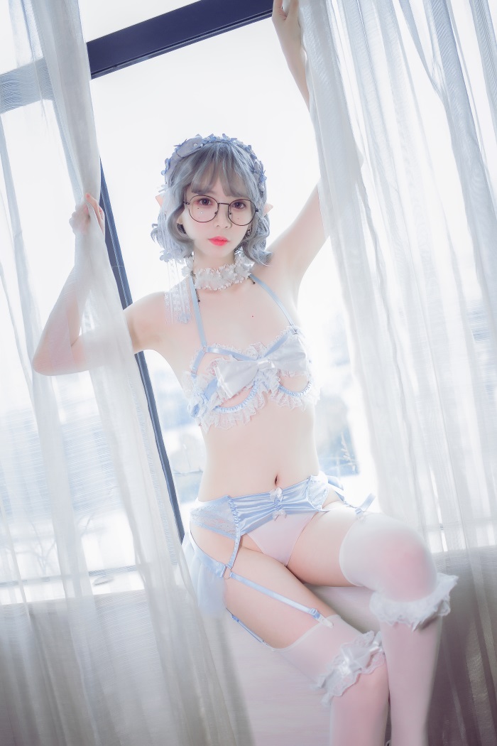 网红Coser@疯猫ss – .蓝色小精灵 [30P/180MB]插图1
