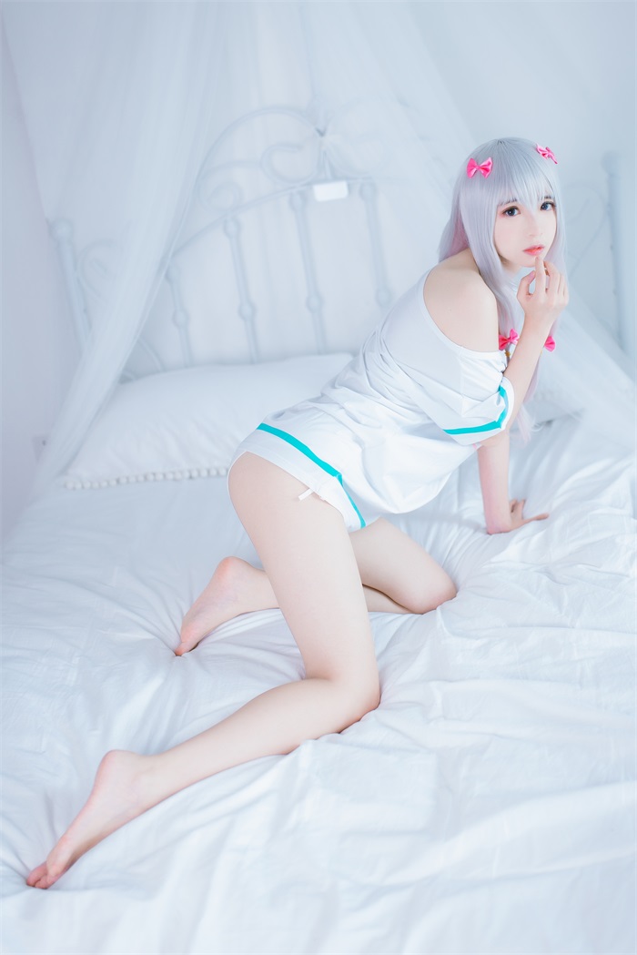 网红Coser@疯猫ss – 纯洁纱雾 [37P/196MB]插图1