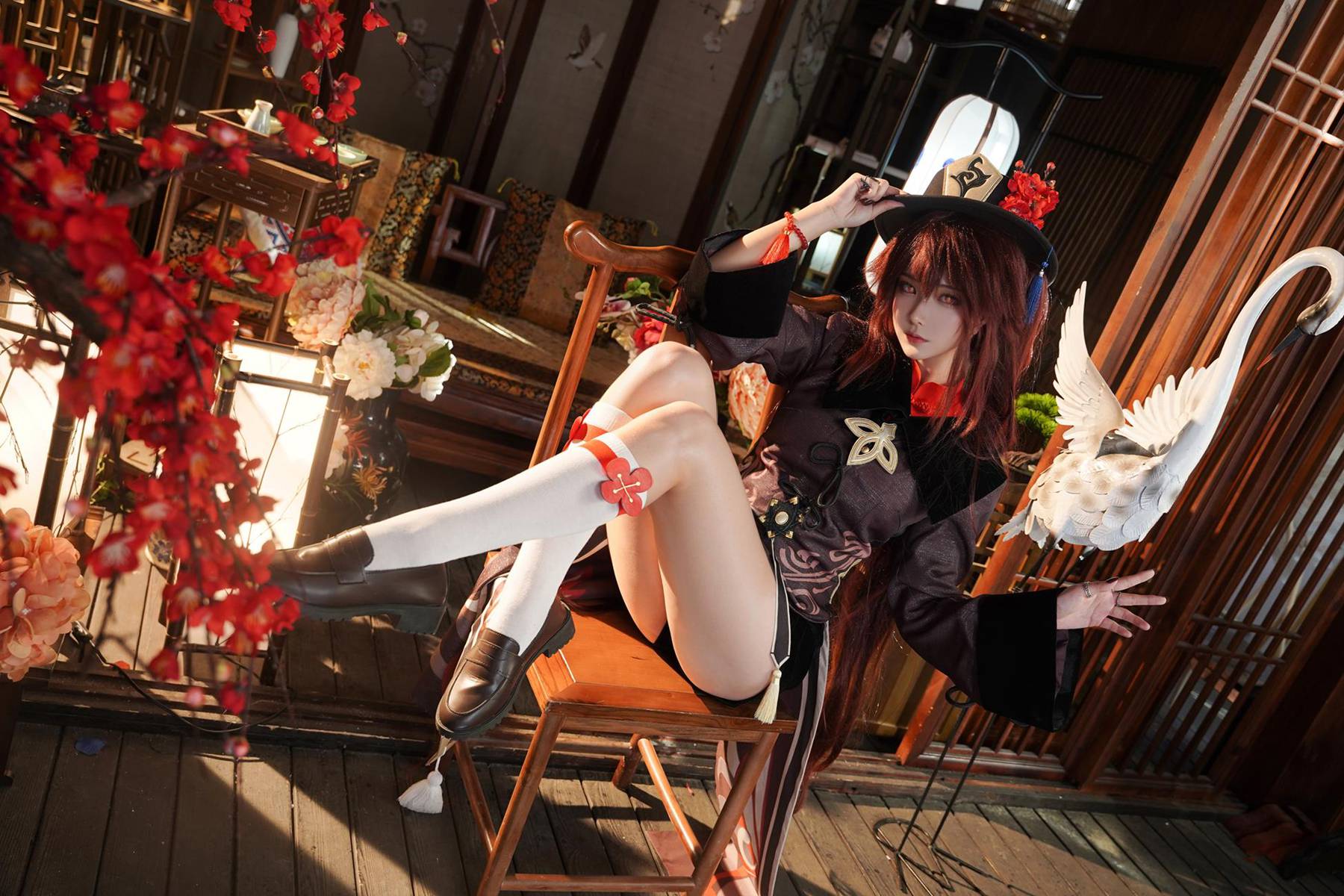 Seya-狮砸 – 原神 胡桃[9P/118MB]插图1