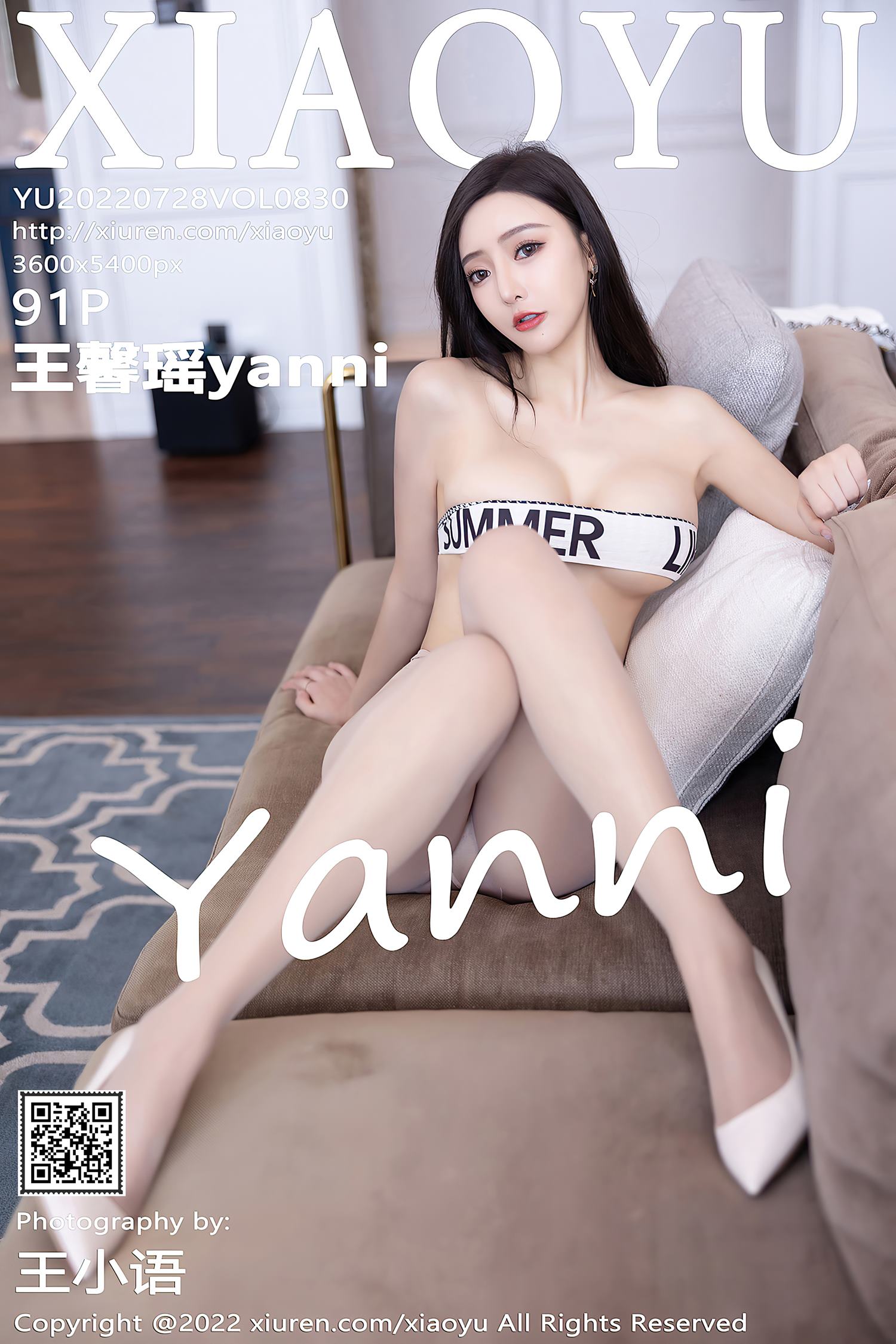 [XIAOYU语画界] 2022.07.28 VOL.830 王馨瑶yanni 丝袜美腿[92P/743MB]插图2
