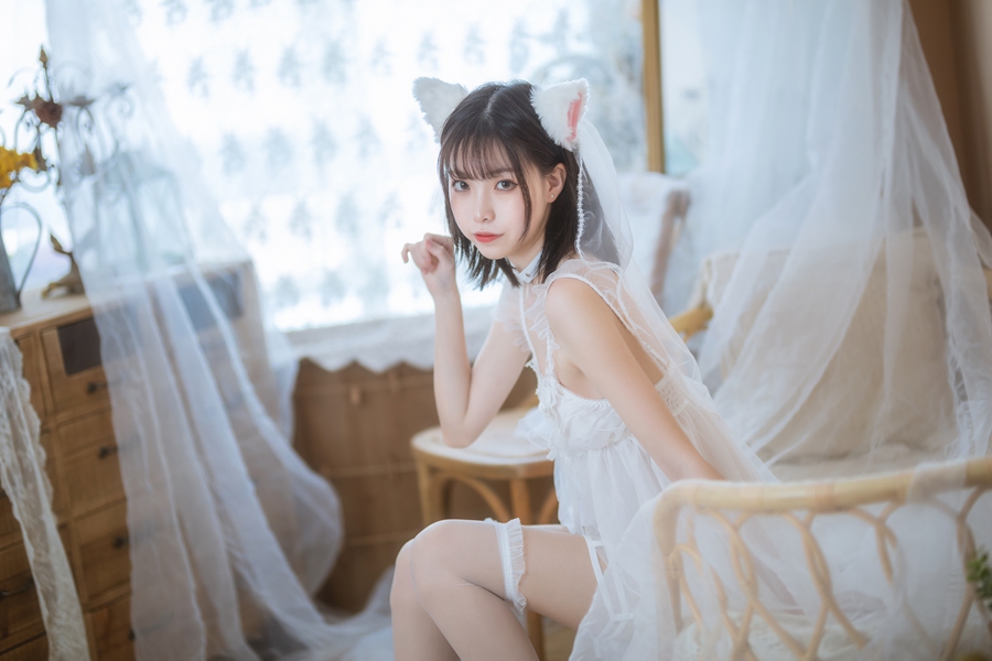 许岚 – 少女白色裙 [41P/627MB]插图1