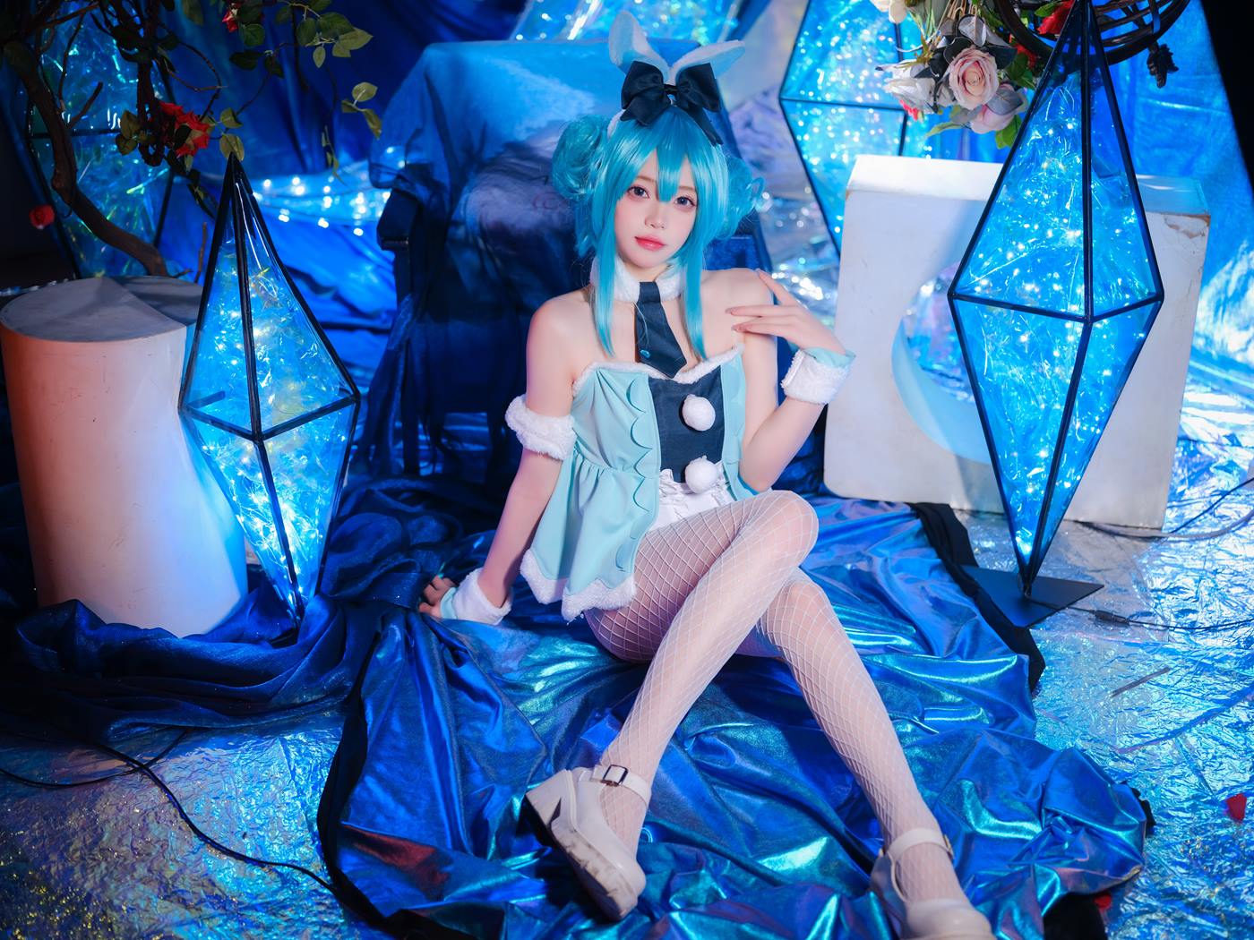 咬一口兔娘 MIKU初音未来兔女郎[13P/85MB]插图1