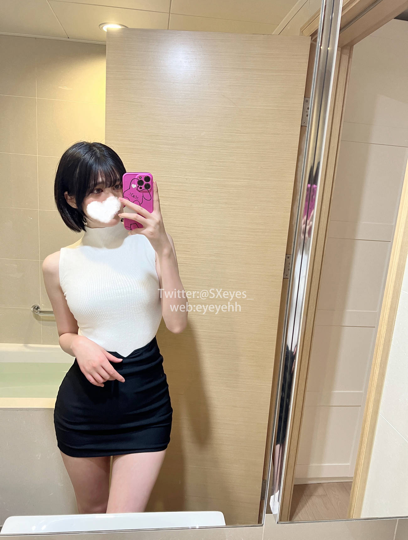 萌妹子眼酱大魔王w  风吕に入る [26P/1V/129MB]插图1