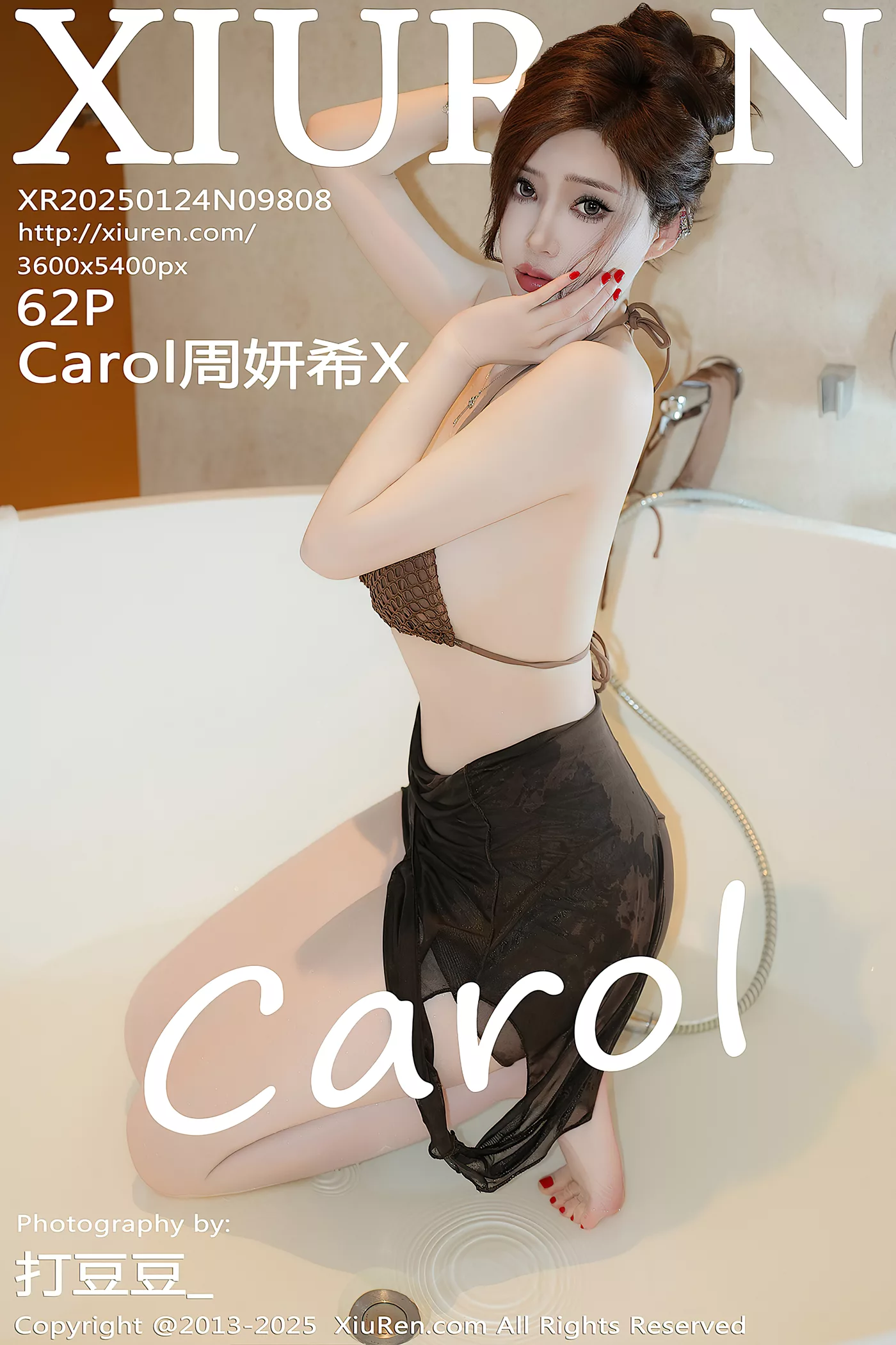 [Xiuren秀人网]2025.01.24 NO.9808 Carol周妍希X[62+1P/628MB]插图1