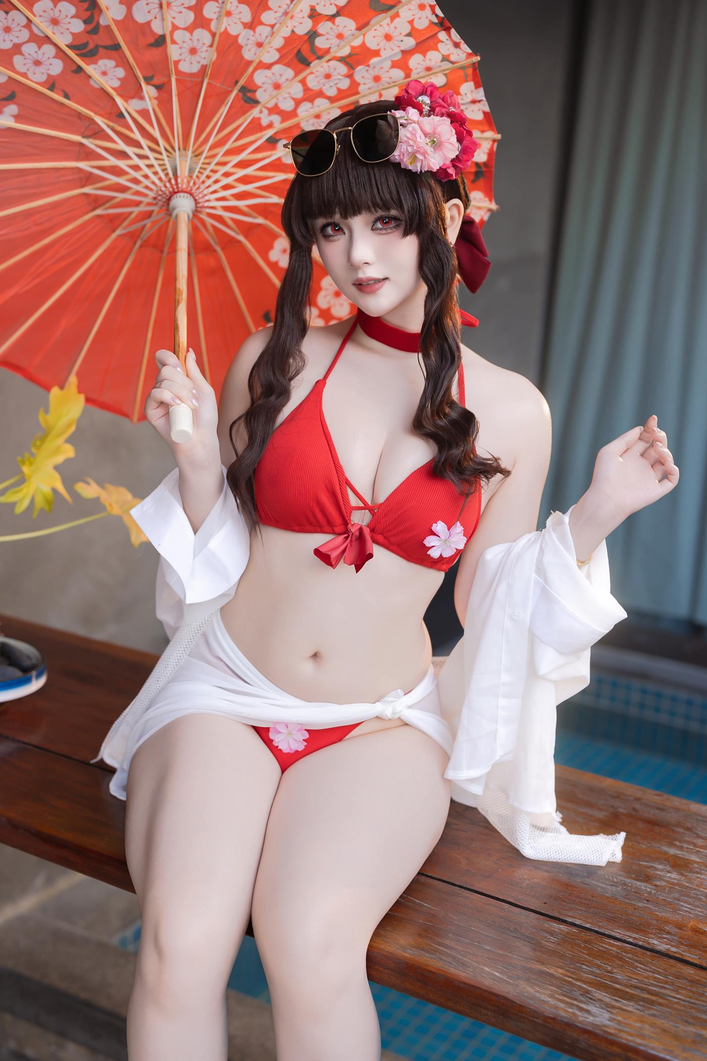 屿鱼 – 樱花泳装[80P/979MB]插图2
