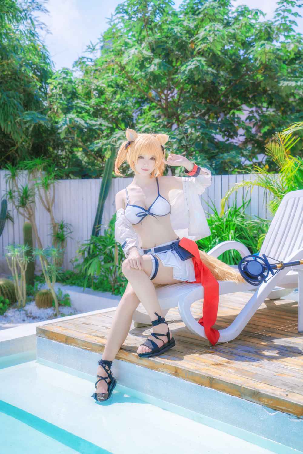 网红Coser@yui金鱼 – 空泳装 [9P/250M]插图1