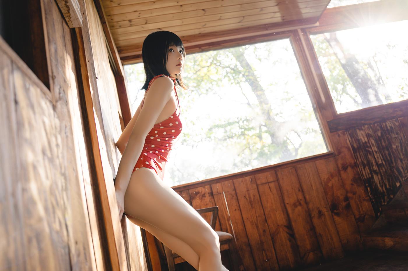 桜桃喵 – 红波点[45P/338MB]插图2